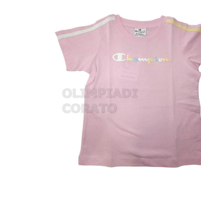 T-SHIRT CHAMPION GIRL ROSA