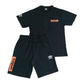 SET T-SHIRT & SHORT BLACK UMBRO