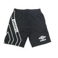 SET T-SHIRT & SHORT BLACK ASS UMBRO