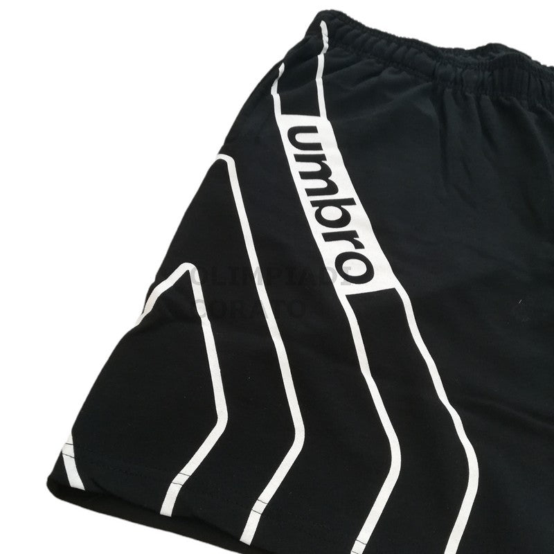 SET T-SHIRT & SHORT BLACK ASS UMBRO