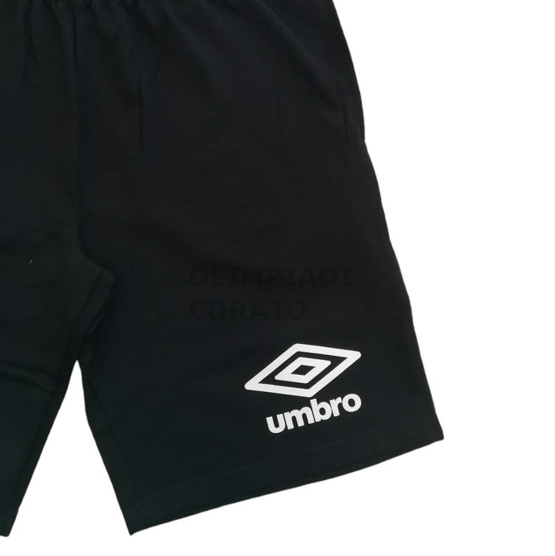 SET T-SHIRT & SHORT BLACK ASS UMBRO