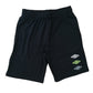 SET T SHIRT & SHORT WHITE/BLACK ASS UMBRO