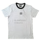 SET T SHIRT & SHORT WHITE/BLACK ASS UMBRO