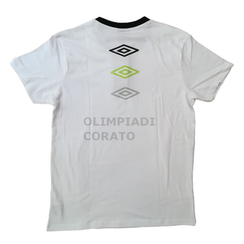 SET T SHIRT & SHORT WHITE/BLACK ASS UMBRO