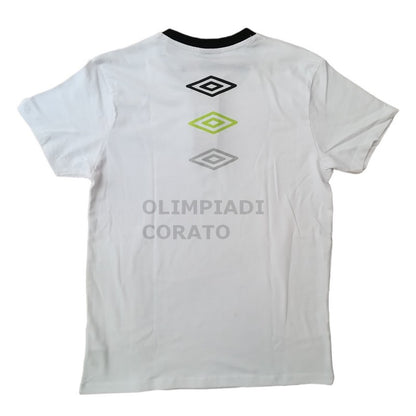 SET T SHIRT & SHORT WHITE/BLACK ASS UMBRO
