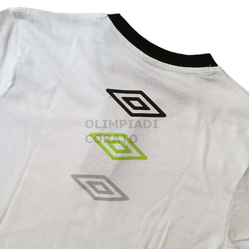 SET T SHIRT & SHORT WHITE/BLACK ASS UMBRO