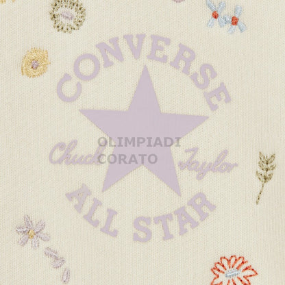 FELPA CROP FLORAL MINIMAL CONVERSE W