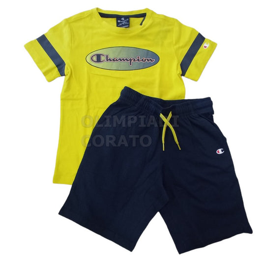 SET CHAMPION JR GIALLO BLU