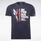 T SHIRT VERBIAGE GRAPHIC REEBOK