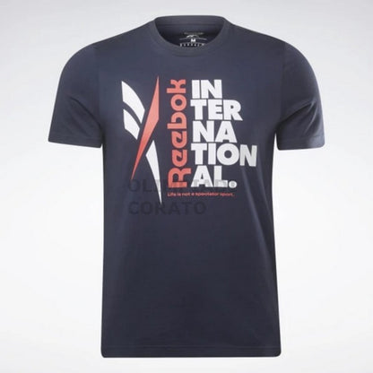 T SHIRT VERBIAGE GRAPHIC REEBOK
