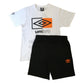 SET T-SHIRT & SHORT WHITE UMBRO