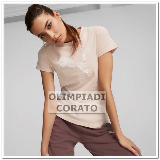 T SHIRT DONNA ROSA PUMA