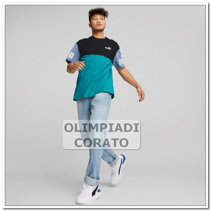 T SHIRTCOLORBLOCK UOMO PUMA