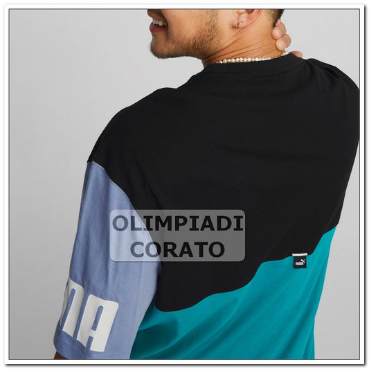 T SHIRTCOLORBLOCK UOMO PUMA