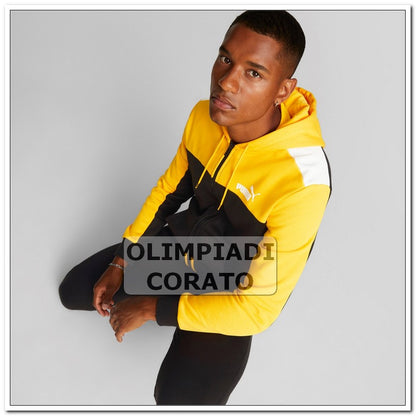 TUTA IN FELPA CAPPUCCIO COLOR BLOCK PUMA