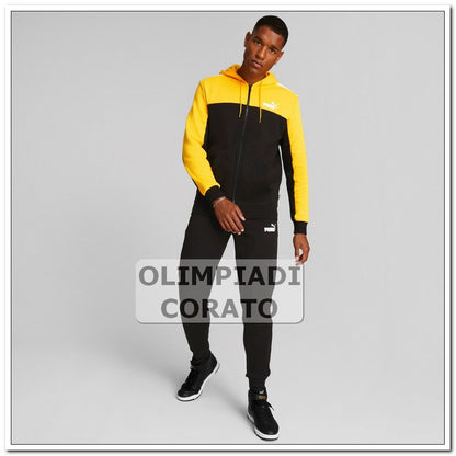 TUTA IN FELPA CAPPUCCIO COLOR BLOCK PUMA