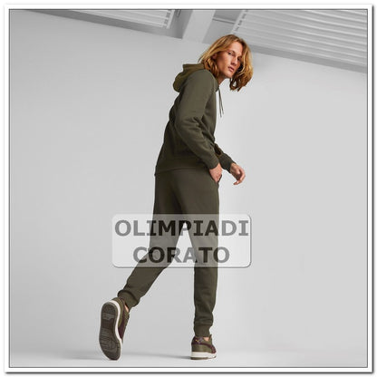 TUTA IN FELPA CON CAPPUCCIO VERDONE PUMA