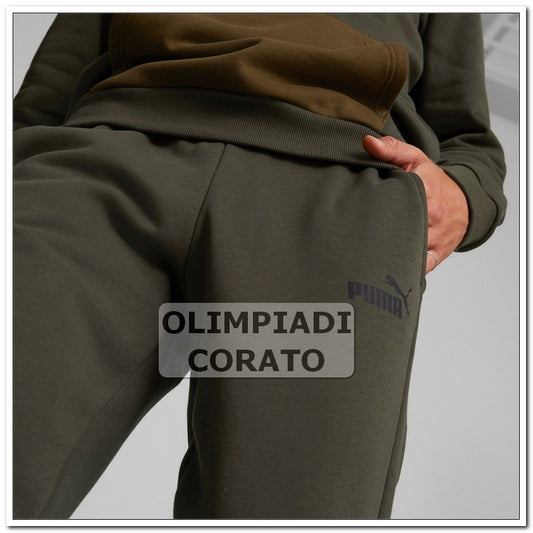 TUTA IN FELPA CON CAPPUCCIO VERDONE PUMA