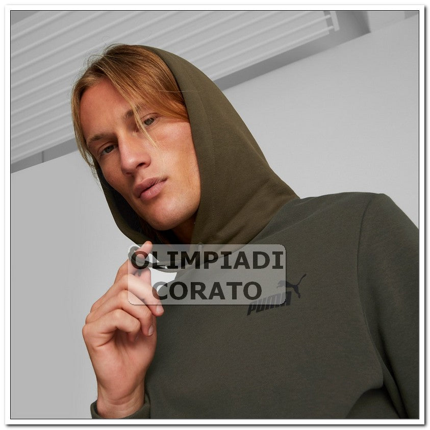 TUTA IN FELPA CON CAPPUCCIO VERDONE PUMA