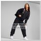 TUTA GIRO DONNA IN FELPA PUMA NERO