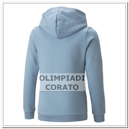 FELPA ESS CAPPUCCIO DONNA PUMA CELESTE