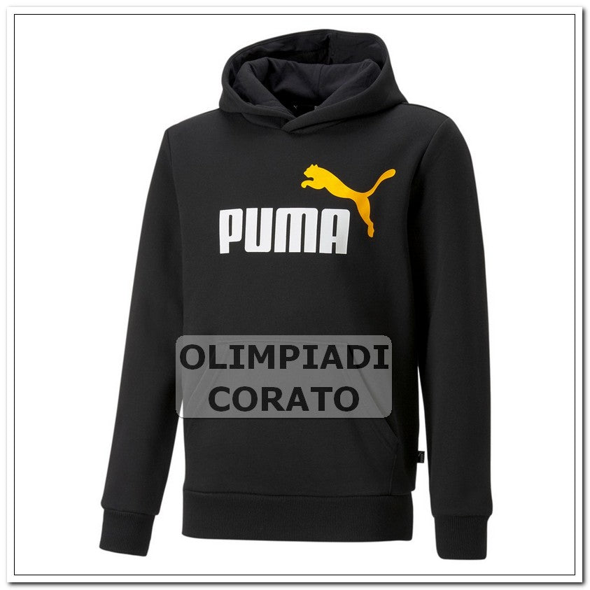 FELPA CAPPUCCIO NERO JR PUMA