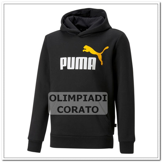 FELPA CAPPUCCIO NERO JR PUMA