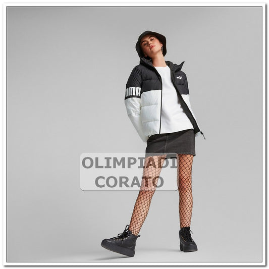 GIACCONE DONNA PUMA BIANCO NERO