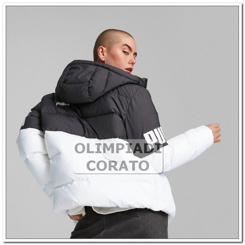 GIACCONE DONNA PUMA BIANCO NERO