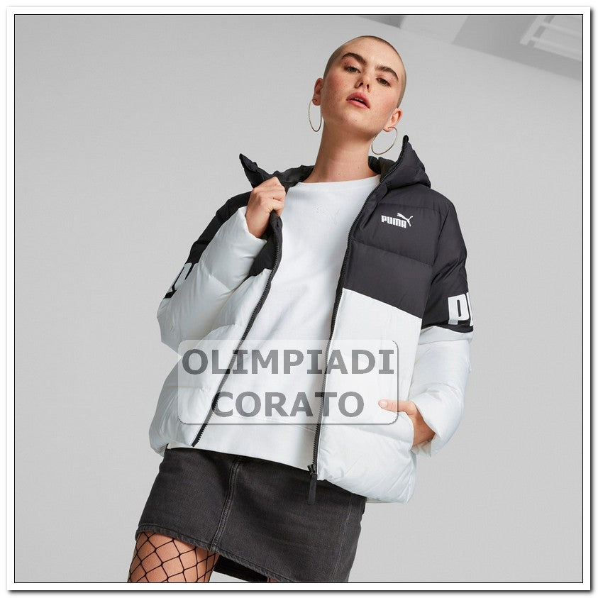 GIACCONE DONNA PUMA BIANCO NERO