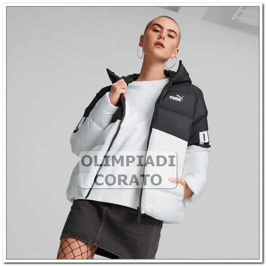 GIACCONE DONNA PUMA BIANCO NERO
