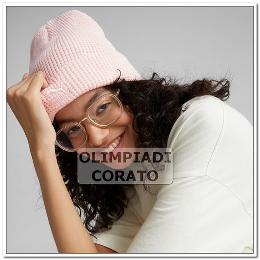 CAPPELLO LANA PUMA ROSA