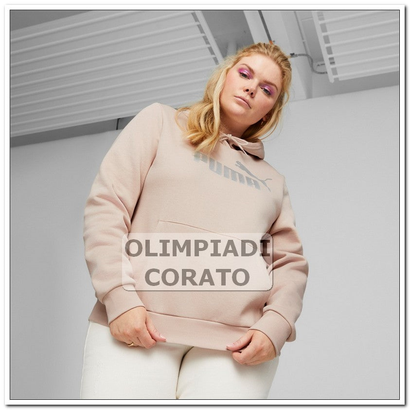 FELPA CAPPUCCIO PUMA ROSA