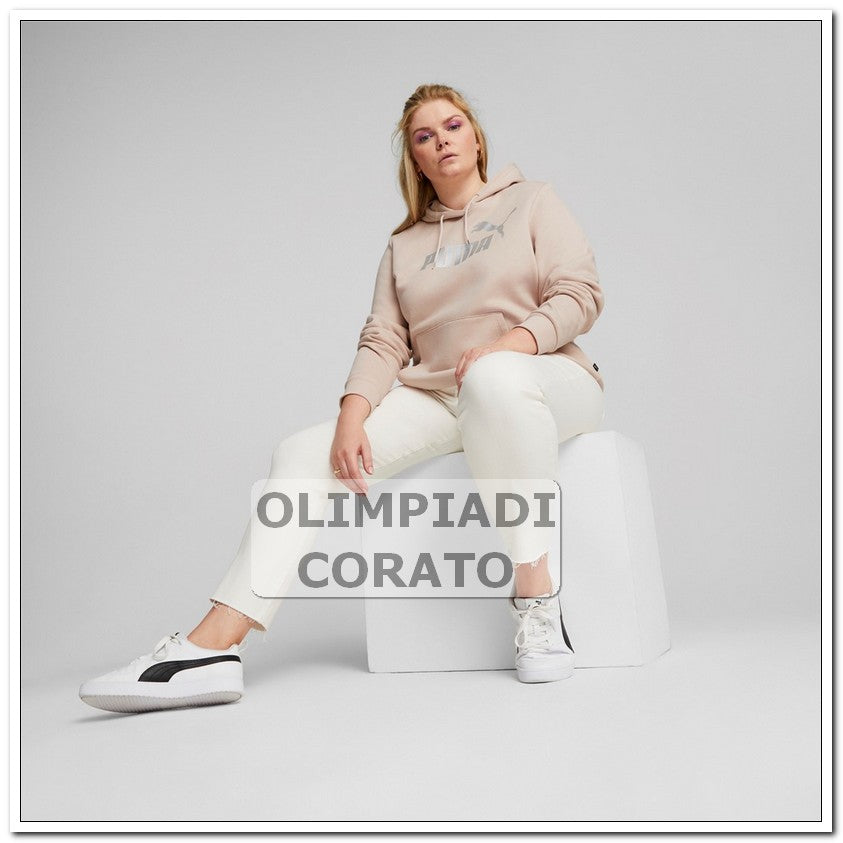FELPA CAPPUCCIO PUMA ROSA