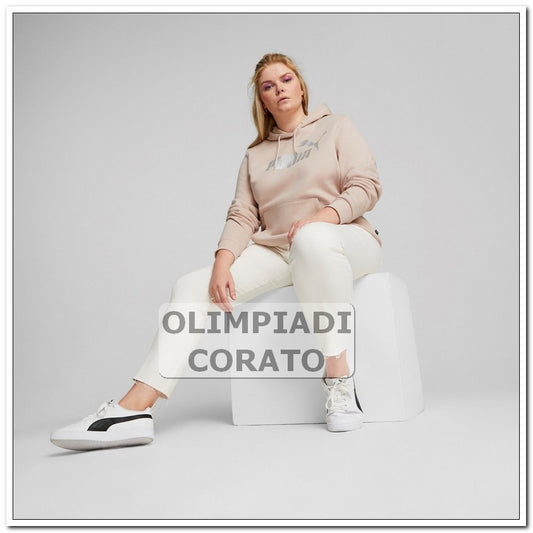FELPA CAPPUCCIO PUMA ROSA