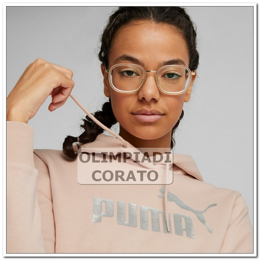 FELPA CAPPUCCIO PUMA ROSA