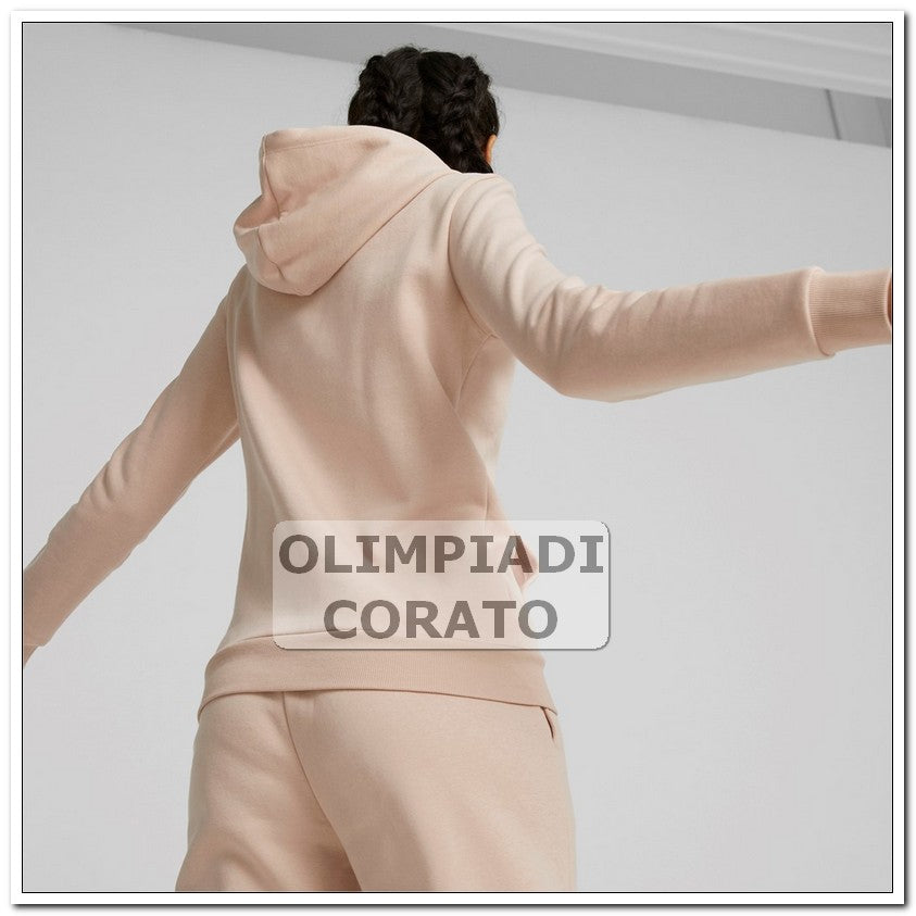 FELPA CAPPUCCIO PUMA ROSA