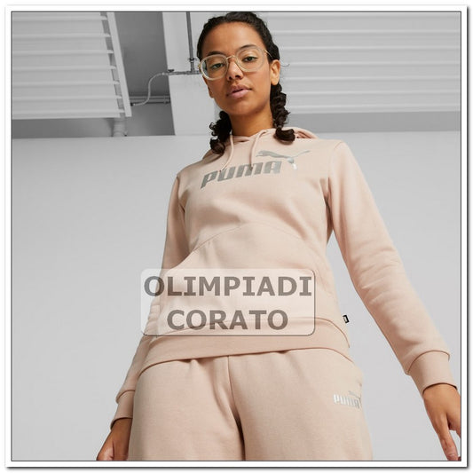 FELPA CAPPUCCIO PUMA ROSA