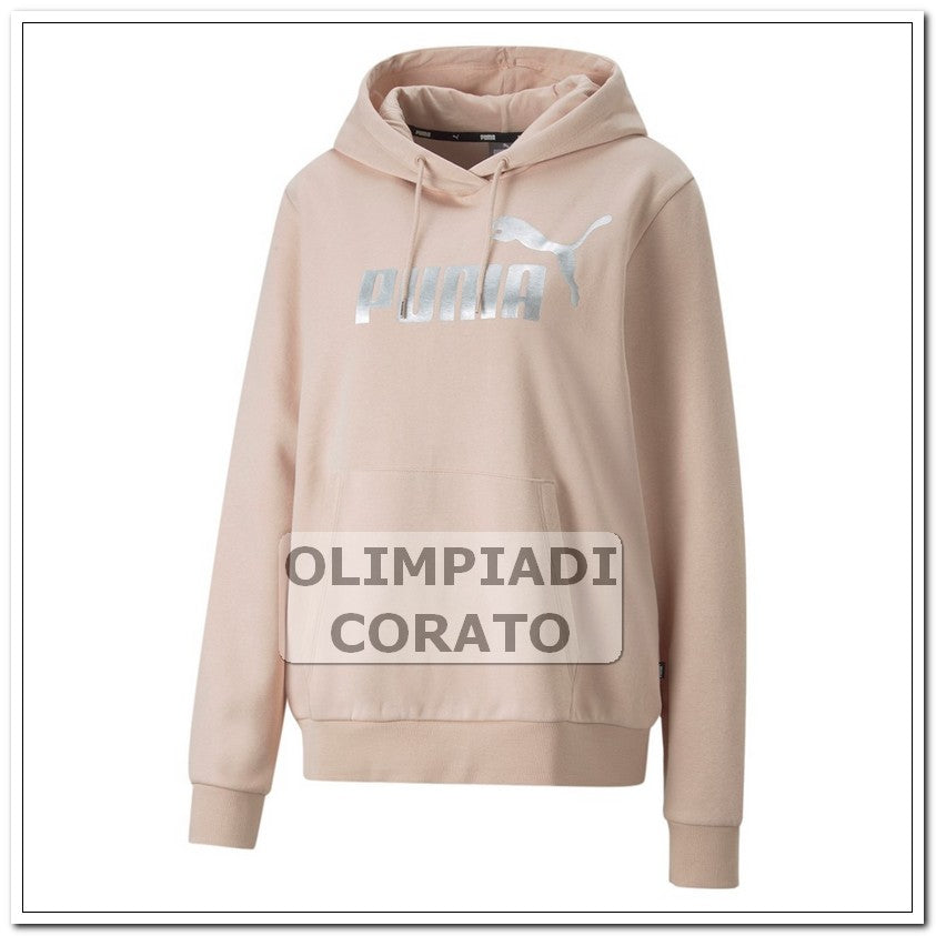 FELPA CAPPUCCIO PUMA ROSA