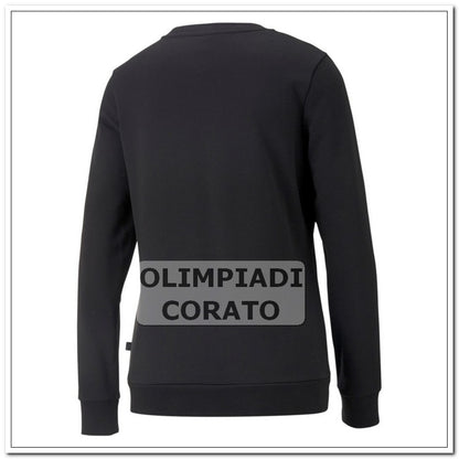 FELPA CREW NERO PUMA DONNA