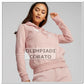 FELPA CAPPUCCIO ROSA PUMA DONNA