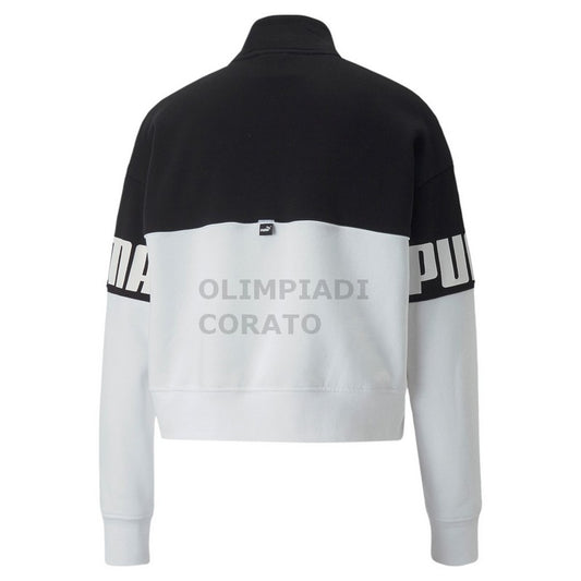 FELPA POWER COLORBLOCK HALF-PLACKET PUMA W