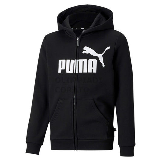 FELPA ZIP C/C BIG LOGO PUMA JR