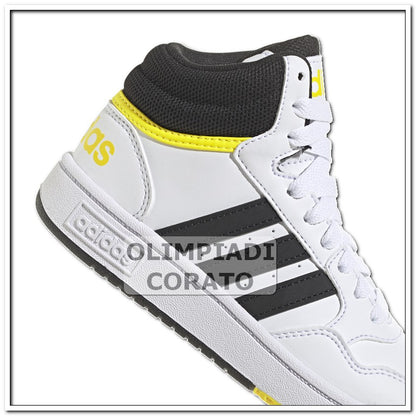 HOOPS MID 3.0 K ADIDAS BIANCO