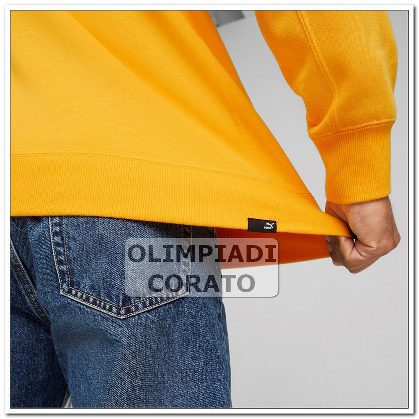 FELPA PUMA BRAND LOVE CAPPUCCIO GIALLA