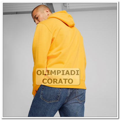 FELPA PUMA BRAND LOVE CAPPUCCIO GIALLA