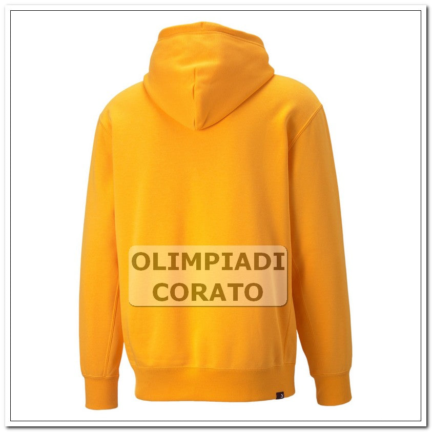 FELPA PUMA BRAND LOVE CAPPUCCIO GIALLA