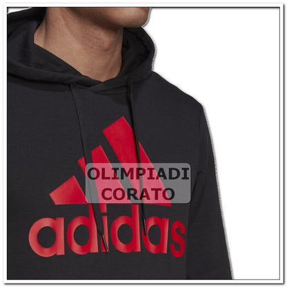TUTA ADIDAS CAPPUCCIO NERO