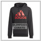 TUTA ADIDAS CAPPUCCIO NERO