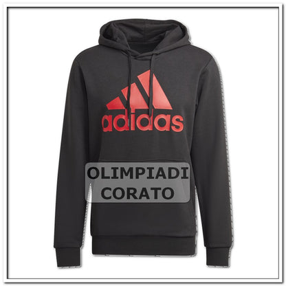 TUTA ADIDAS CAPPUCCIO NERO